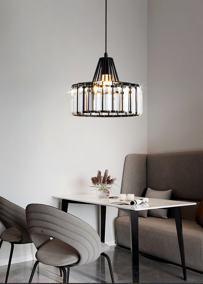 Sparkling Glass Pendant Ceiling Light Fixture