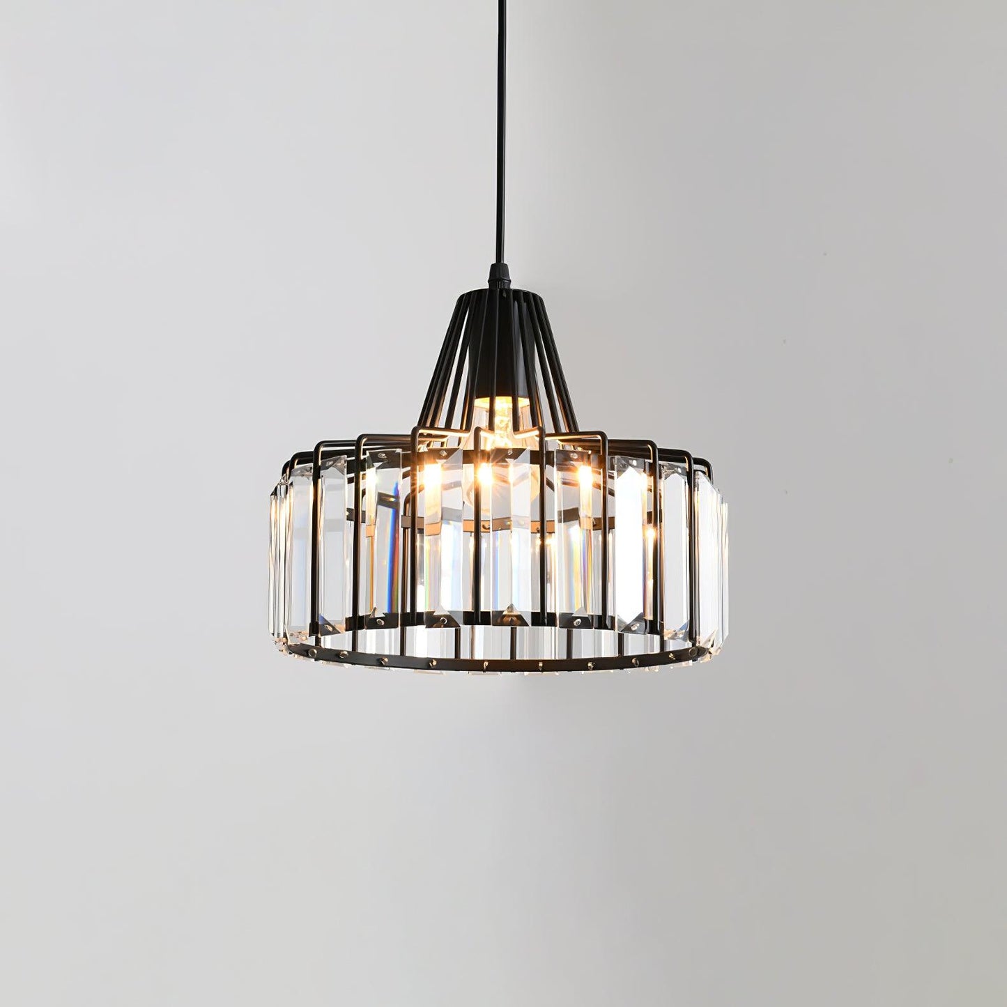 Sparkling Glass Pendant Ceiling Light Fixture