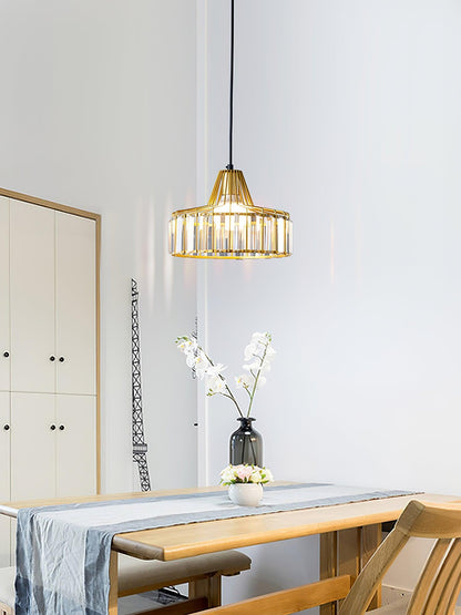 Sparkling Glass Pendant Ceiling Light Fixture