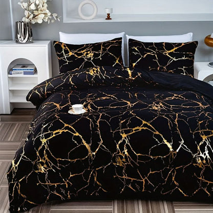 Premium Plush Duvet Cover Set with Classic Style