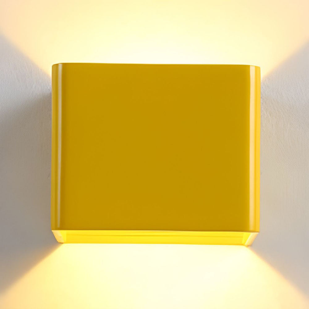 Slim LED Wall Light Modern White Compact Design
