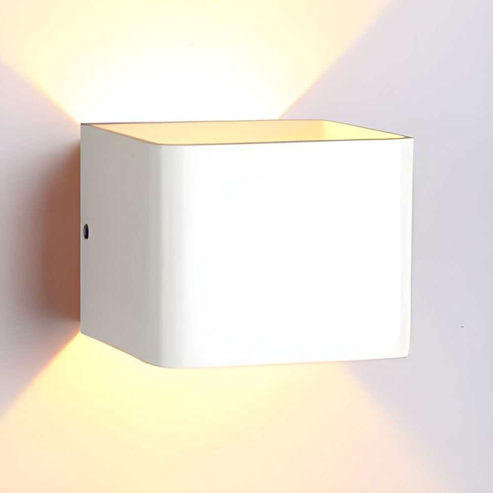 Slim LED Wall Light Modern White Compact Design