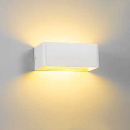 Slim LED Wall Light Modern White Compact Design