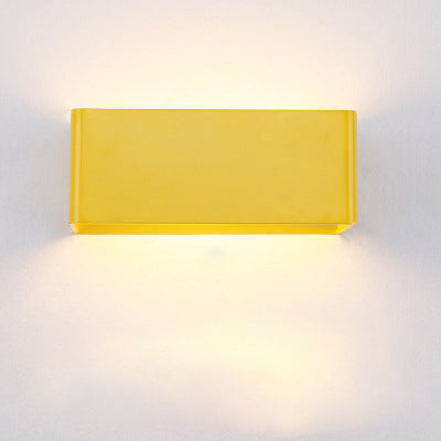 Slim LED Wall Light Modern White Compact Design