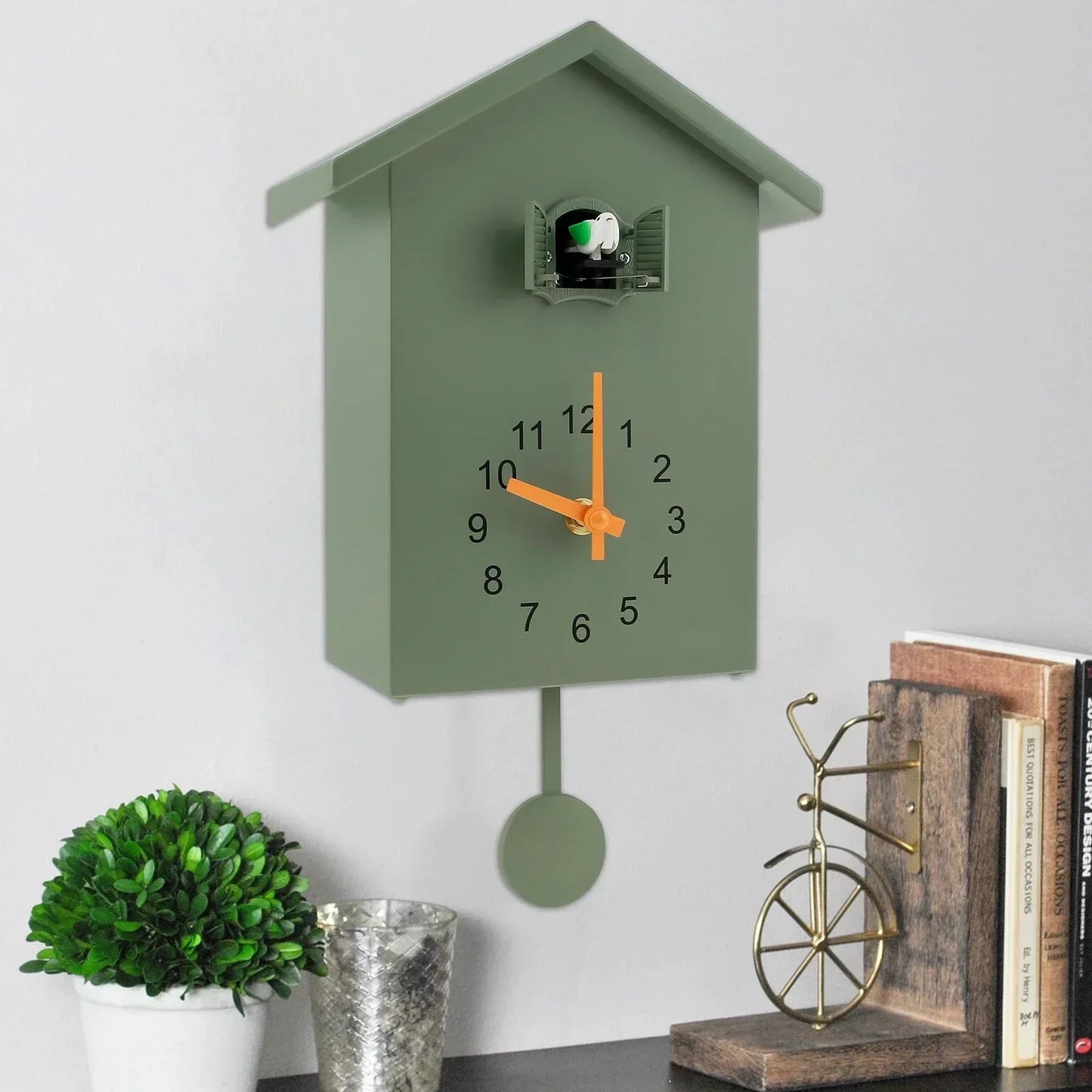 Traditional Pendulum Cuckoo Clock for Home Decor