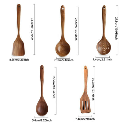 Natural Cooking Tool Set