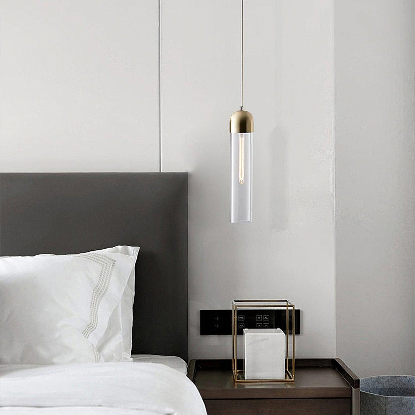Clear Round Hanging Light Pendant