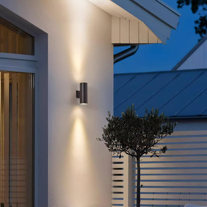 Round Exterior Mounted Outdoor Lamp