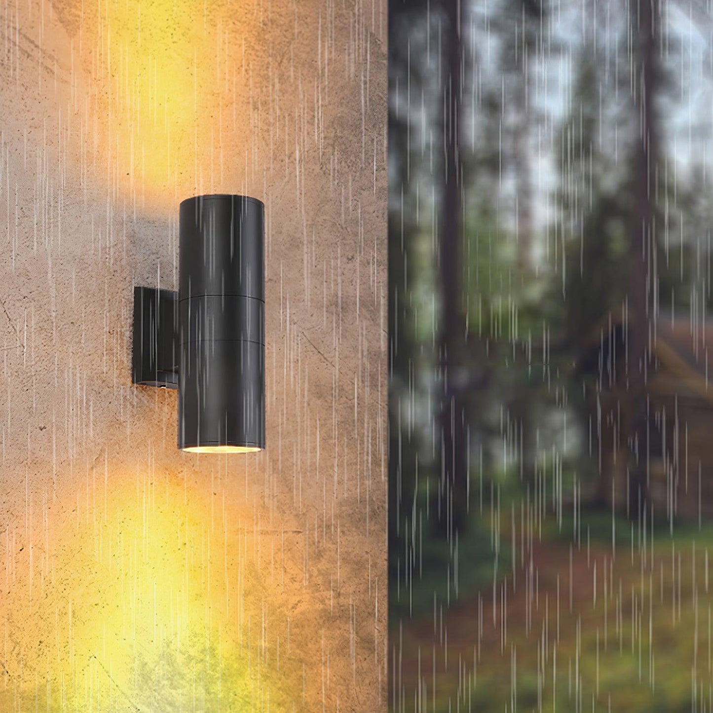 Round Exterior Mounted Outdoor Lamp