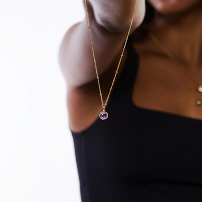 Gemstone Personalized Chain Necklace