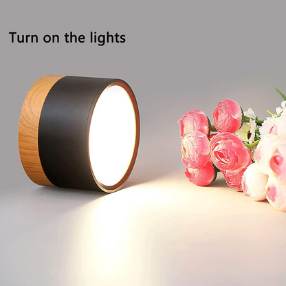 Soft White Wooden Ceiling Light Fixture