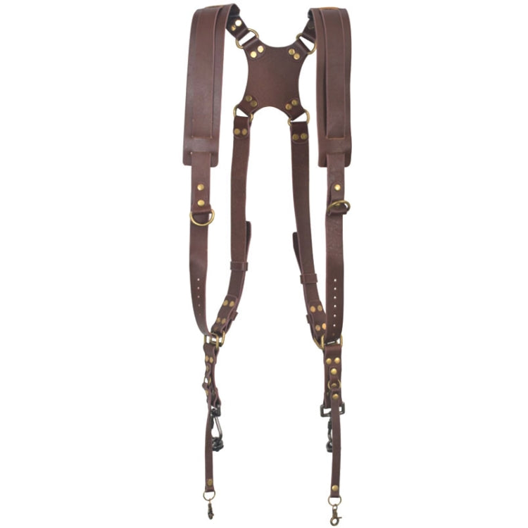 Durable Leather Camera Strap with Quick Release Buckle