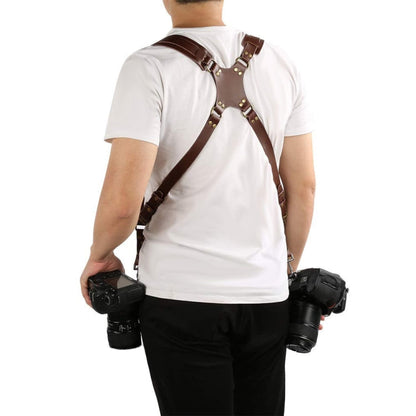 Durable Leather Camera Strap with Quick Release Buckle