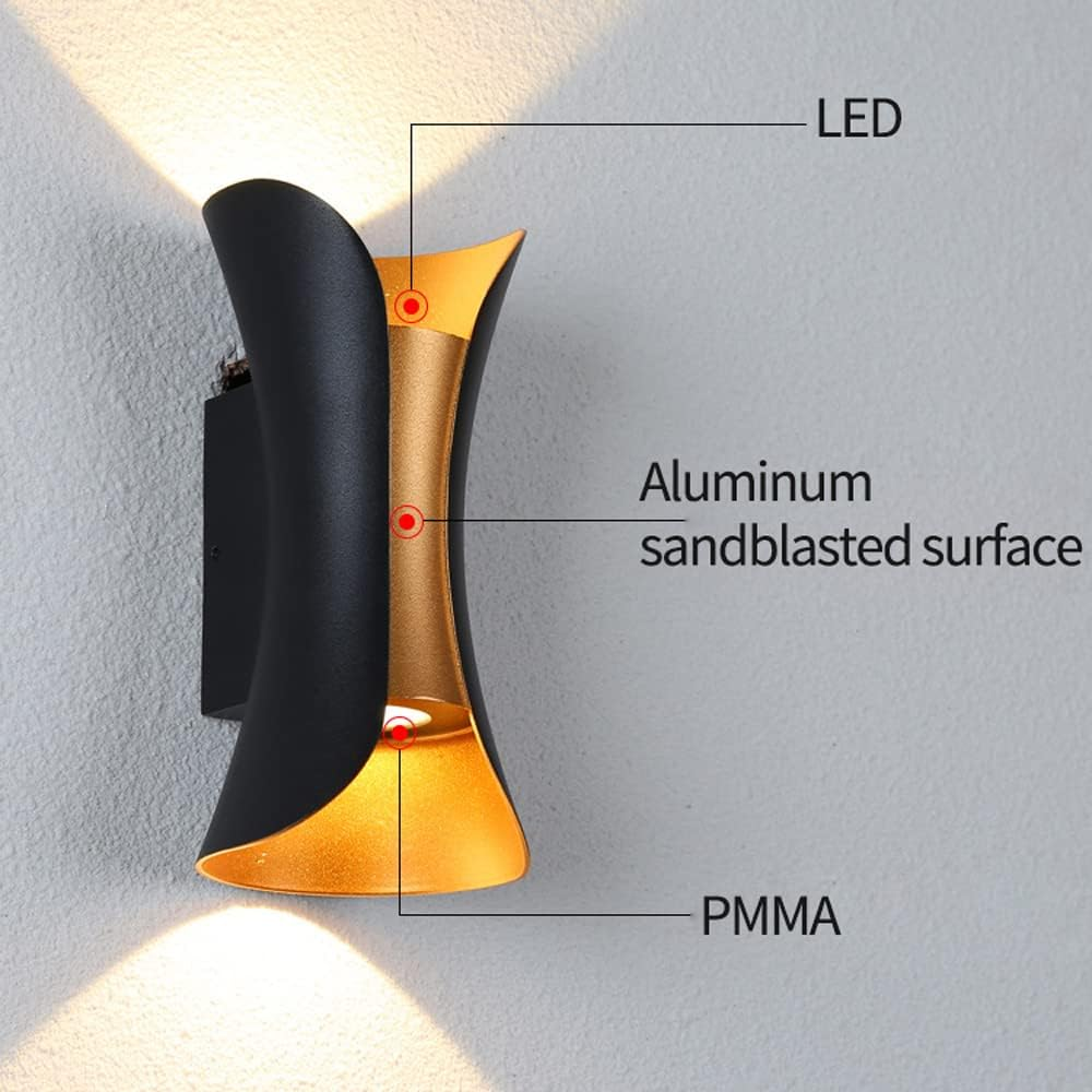 Durable Metal Waterproof LED Exterior Wall Light