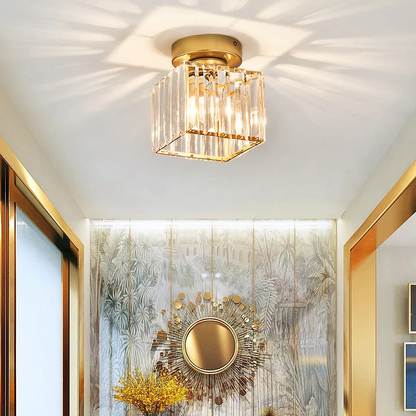 Luxurious Sparkling Crystal Ceiling Light