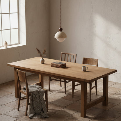 Classic Beige Glass Pendant Light Fixture