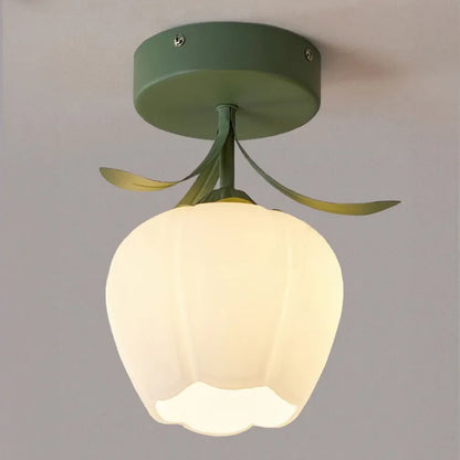 Small Floral Pendant Light