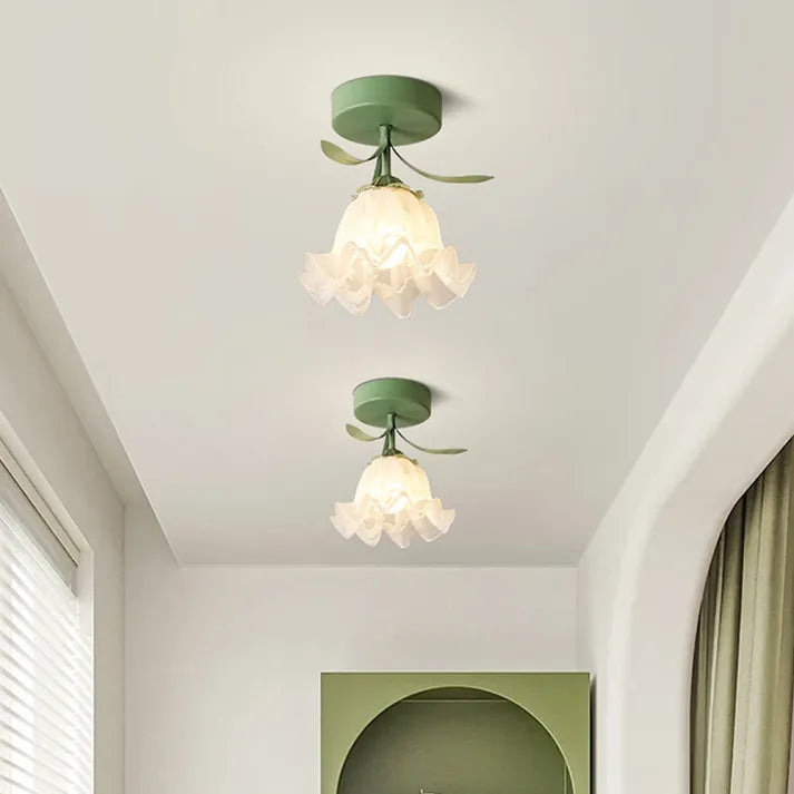Small Floral Pendant Light