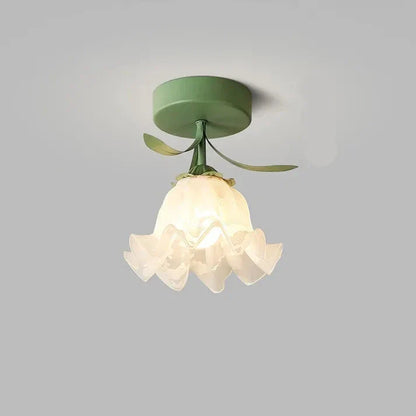 Small Floral Pendant Light