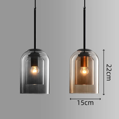 Simple Two Tier Mini Pendant Lamp