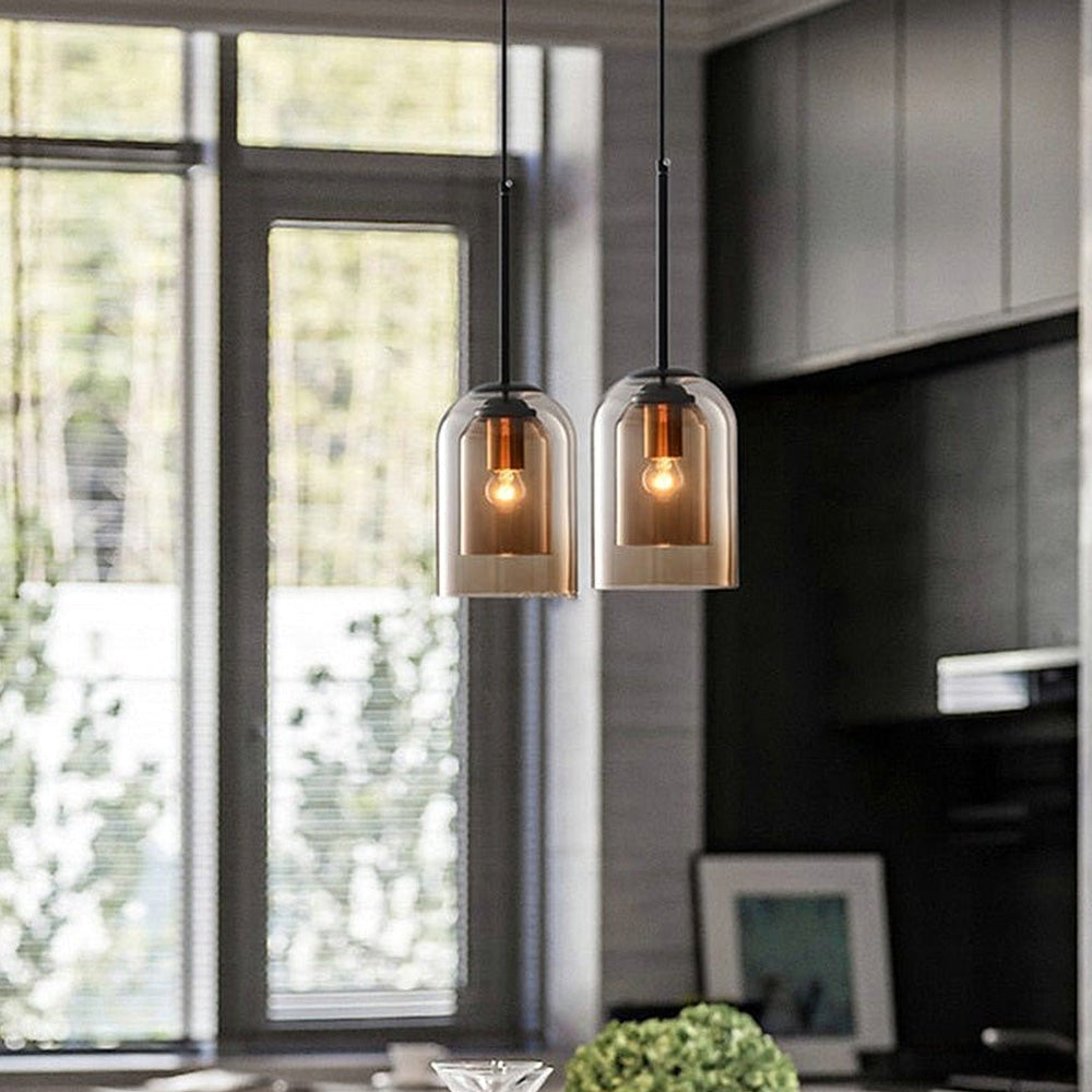 Simple Two Tier Mini Pendant Lamp