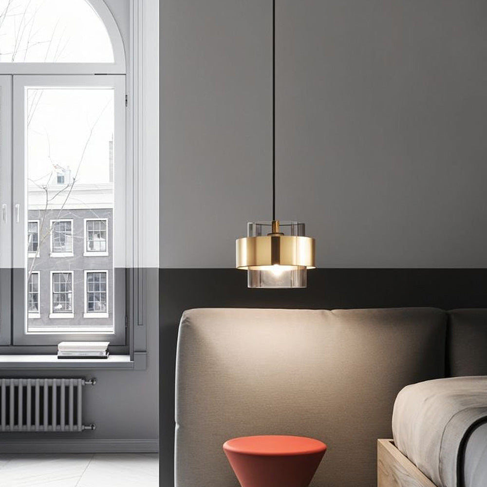 Elegant Clear Hanging Ceiling Light - Cofik