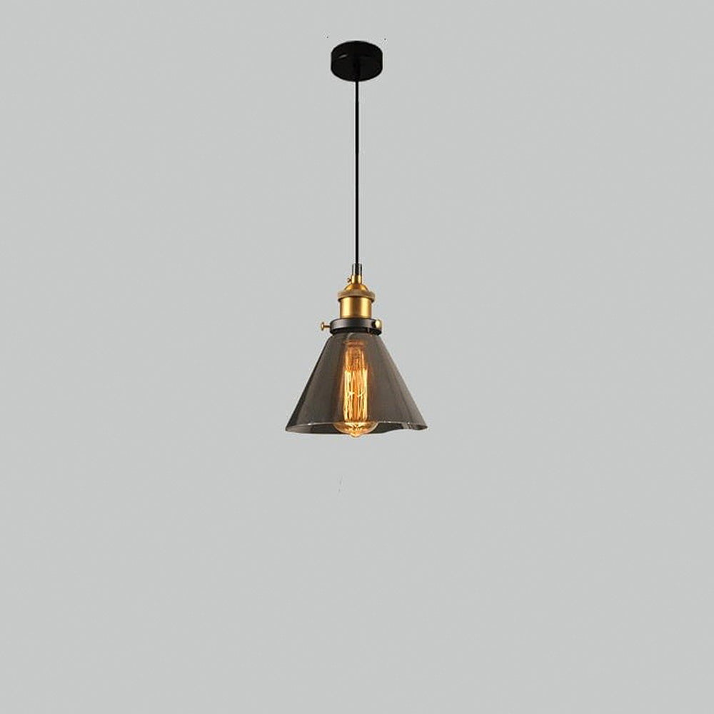 Clear Glass Modern Bedroom Pendant Lamp