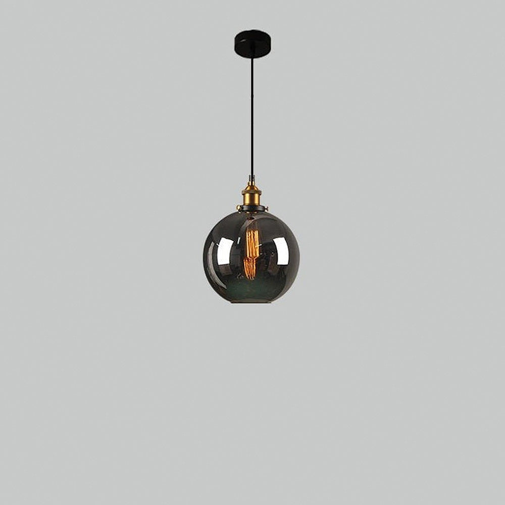 Clear Glass Modern Bedroom Pendant Lamp