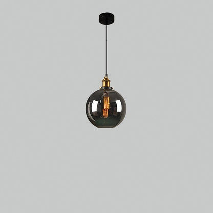Clear Glass Modern Bedroom Pendant Lamp