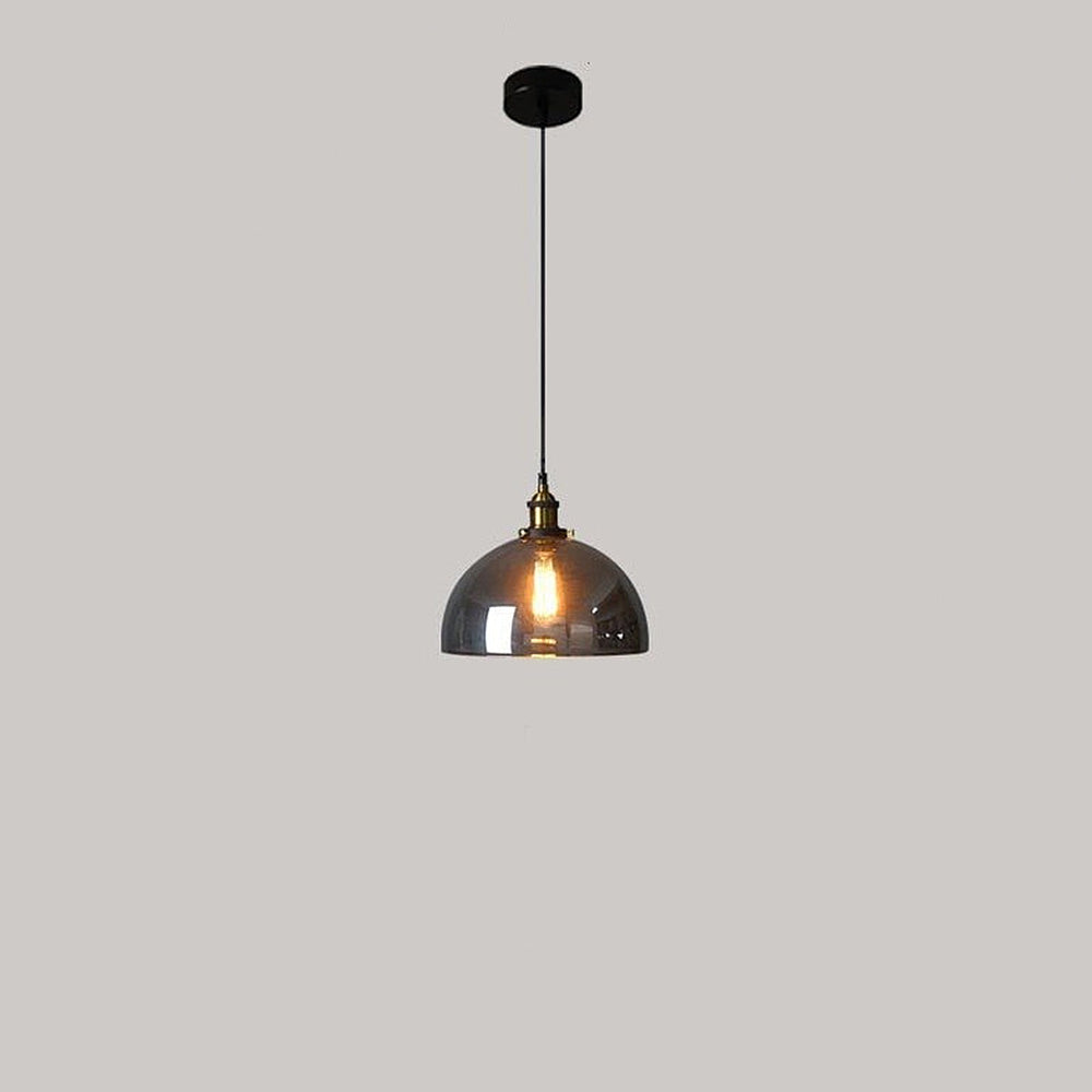 Clear Glass Modern Bedroom Pendant Lamp