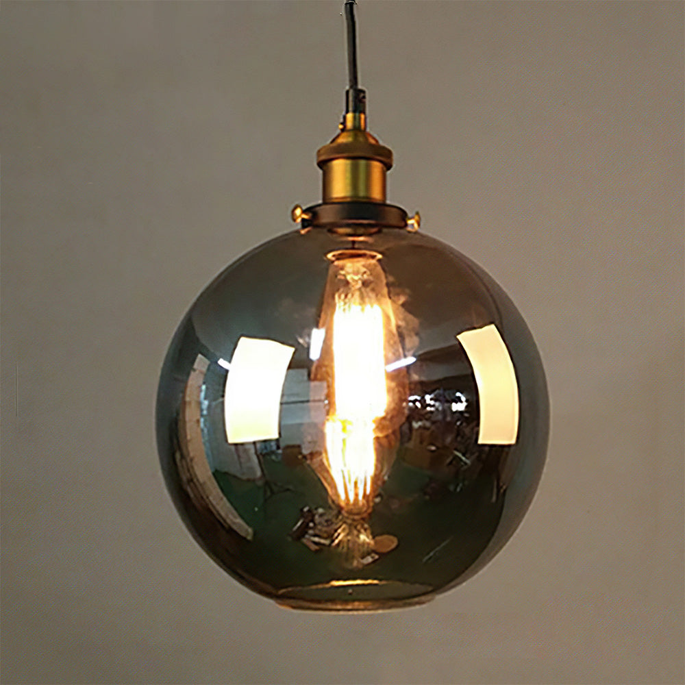 Clear Glass Modern Bedroom Pendant Lamp