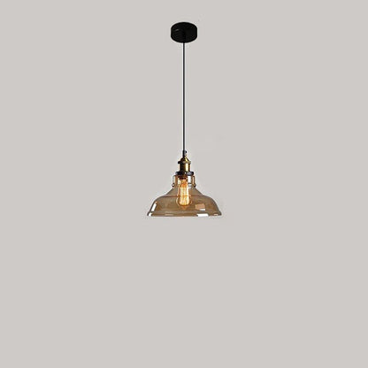 Clear Glass Modern Bedroom Pendant Lamp