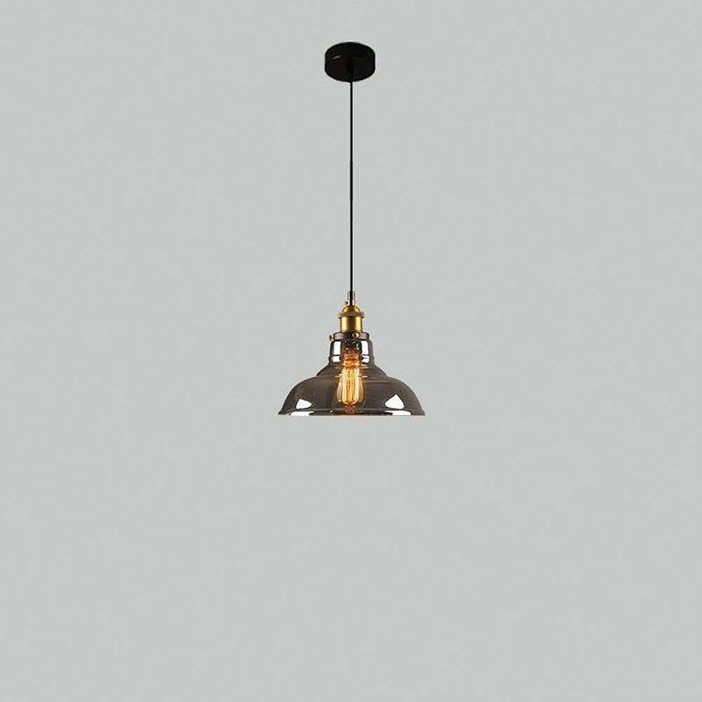 Clear Glass Modern Bedroom Pendant Lamp