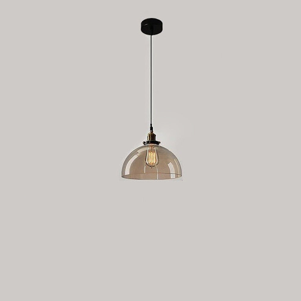 Clear Glass Modern Bedroom Pendant Lamp - Cofik