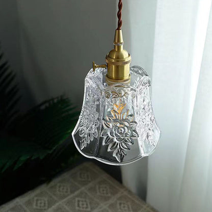 Small Round Crystal Drop Pendant Light - Cofik