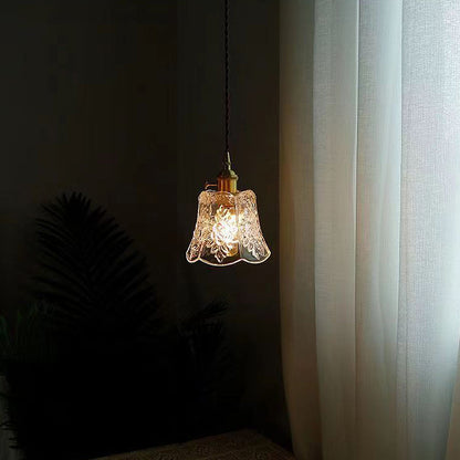 Small Round Crystal Drop Pendant Light