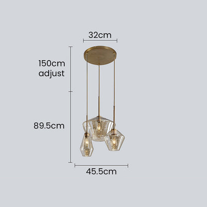 Simple Glass Drop Pendant Lamp