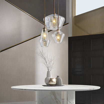 Simple Glass Drop Pendant Lamp