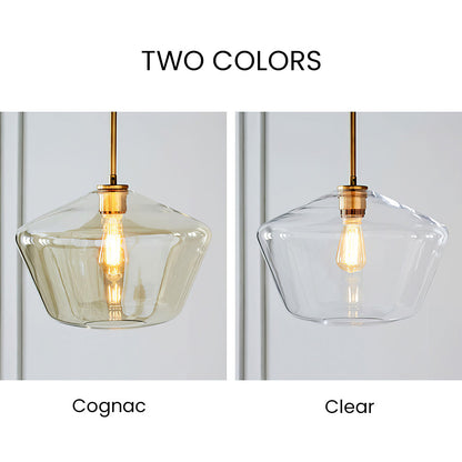Simple Glass Drop Pendant Lamp