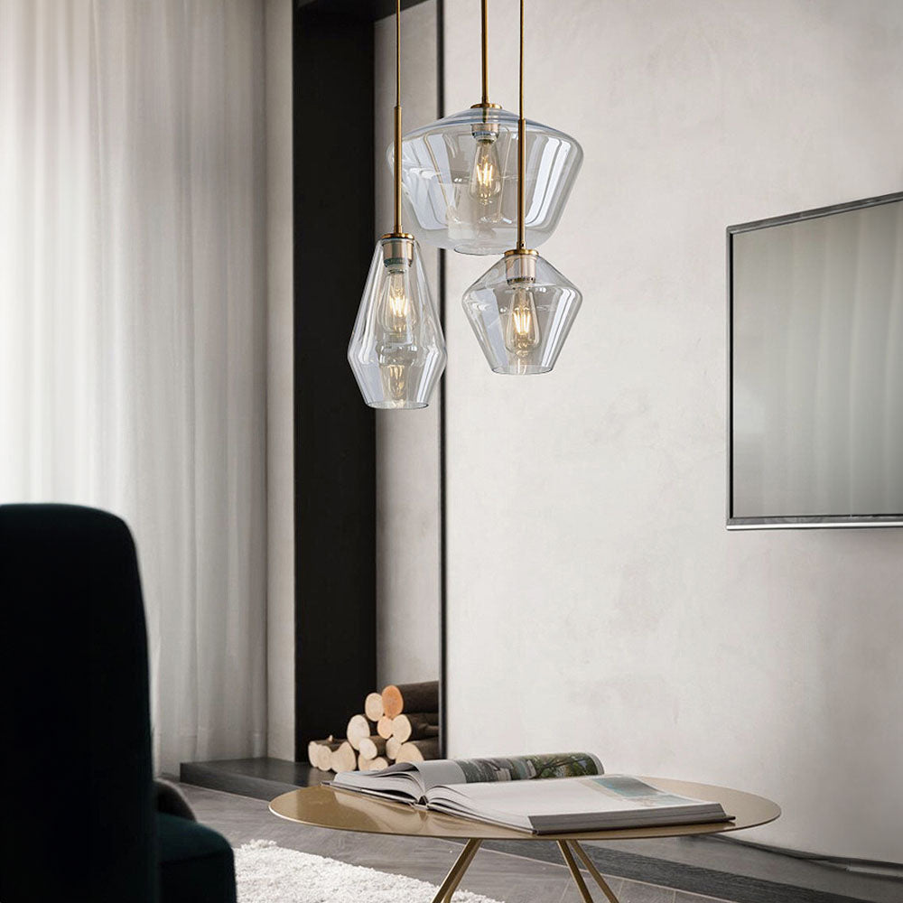 Simple Glass Drop Pendant Lamp