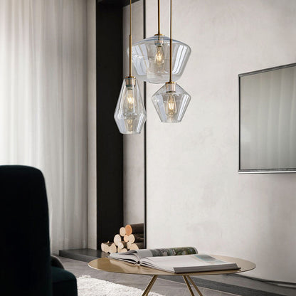 Simple Glass Drop Pendant Lamp