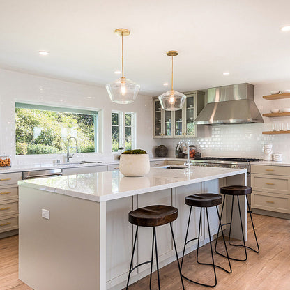 Simple Glass Drop Pendant Lamp