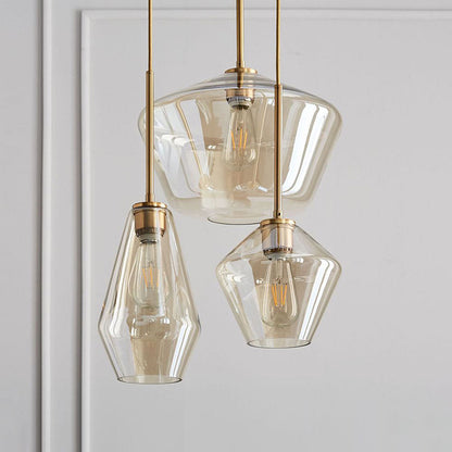 Simple Glass Drop Pendant Lamp