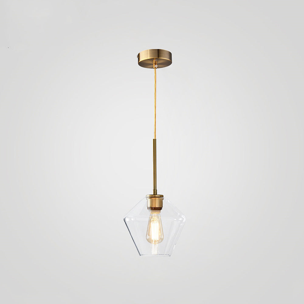 Simple Glass Drop Pendant Lamp