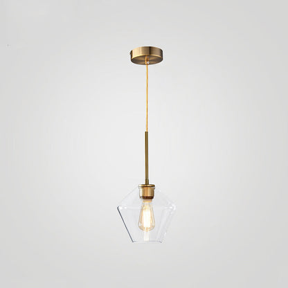 Simple Glass Drop Pendant Lamp