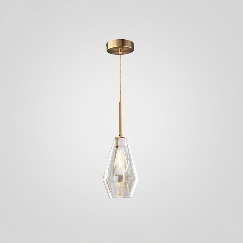 Simple Glass Drop Pendant Lamp