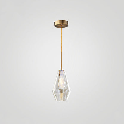 Simple Glass Drop Pendant Lamp