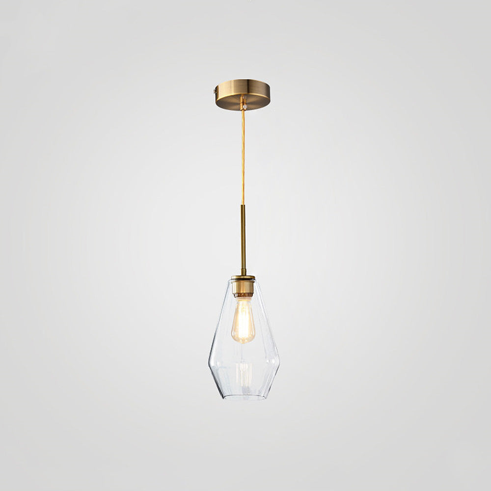 Simple Glass Drop Pendant Lamp