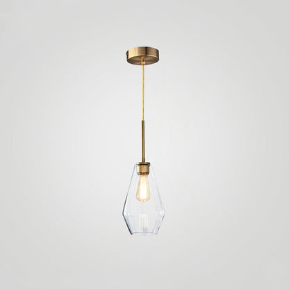 Simple Glass Drop Pendant Lamp
