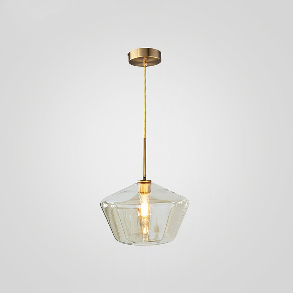 Simple Glass Drop Pendant Lamp